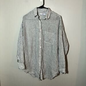 Journal standard relume linen button down shirt women OS oversized Japanese